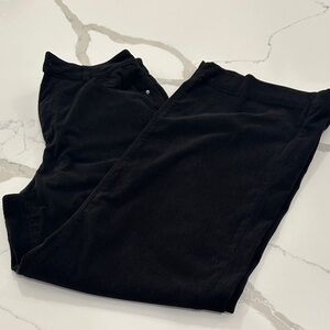 SHEIN Black Corduroy Wide Leg Pants